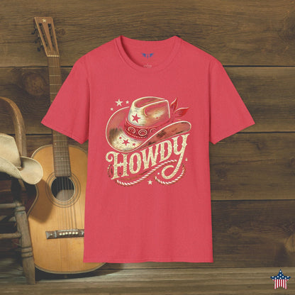 Howdy Cowboy Hat T-Shirt