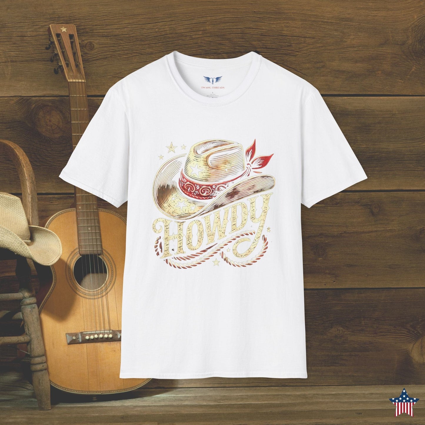 Howdy Cowboy Hat T-Shirt