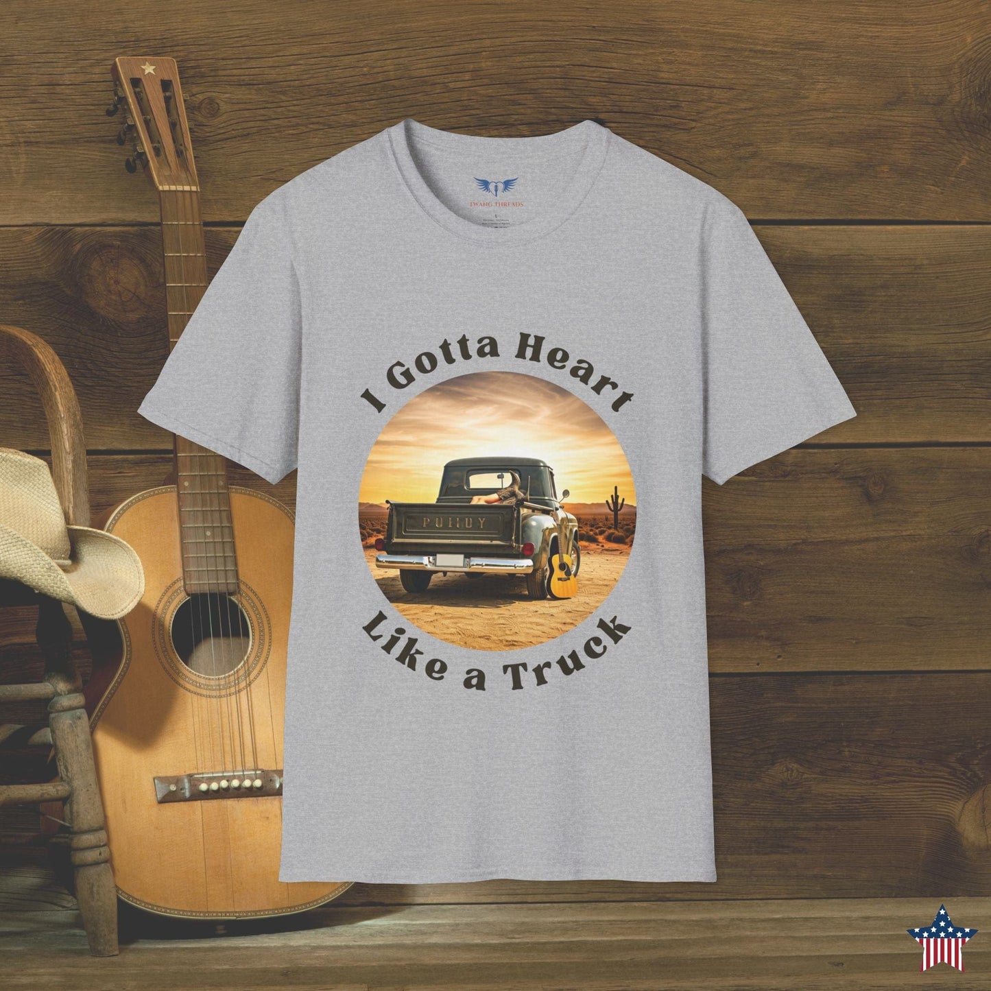 I Gotta Heart Like a Truck - Country Music T-Shirt