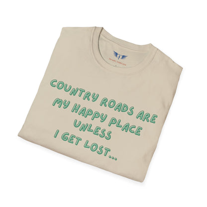 Country Roads are My Happy Place T-Shirt