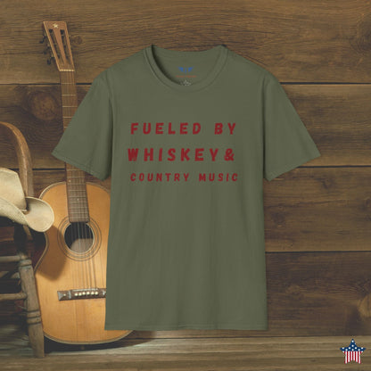 Fueled by Whiskey & Country Music T-Shirt