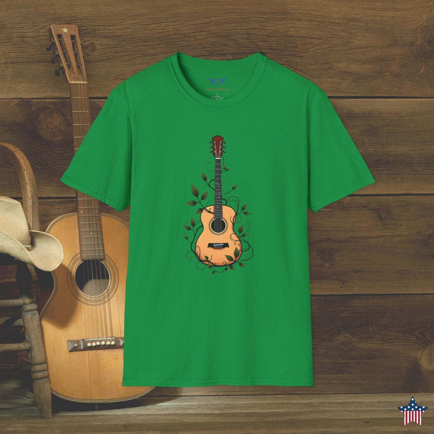 Guitar & Vines T-Shirt