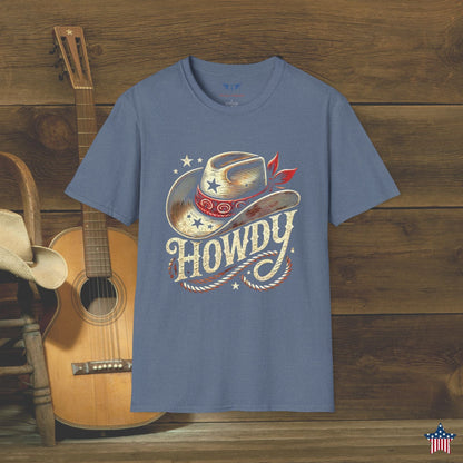 Howdy Cowboy Hat T-Shirt