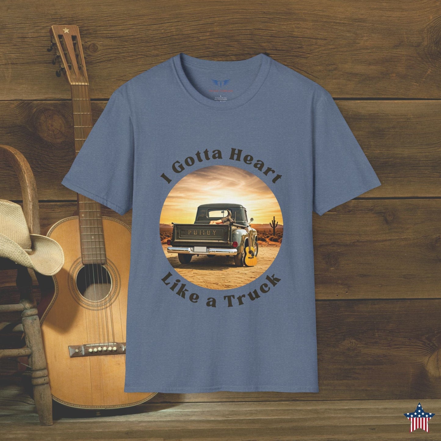 I Gotta Heart Like a Truck - Country Music T-Shirt