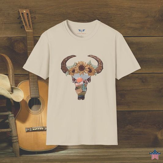 Desert Skull Sunset T-Shirt