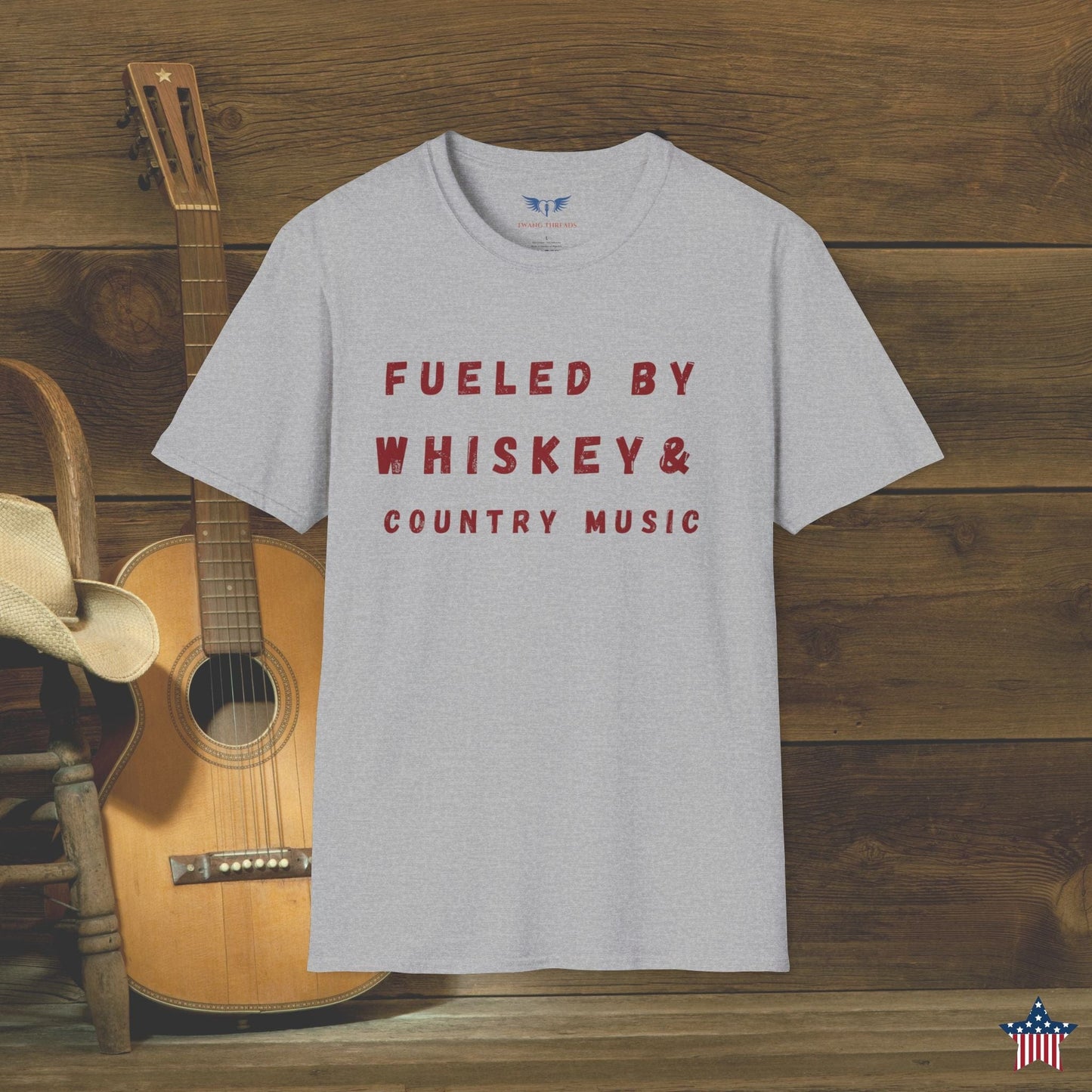 Fueled by Whiskey & Country Music T-Shirt