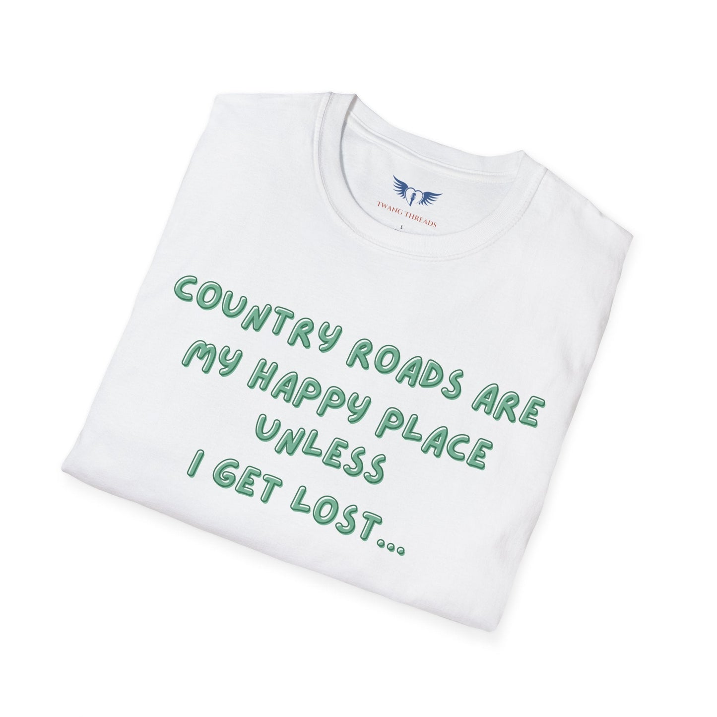 Country Roads are My Happy Place T-Shirt