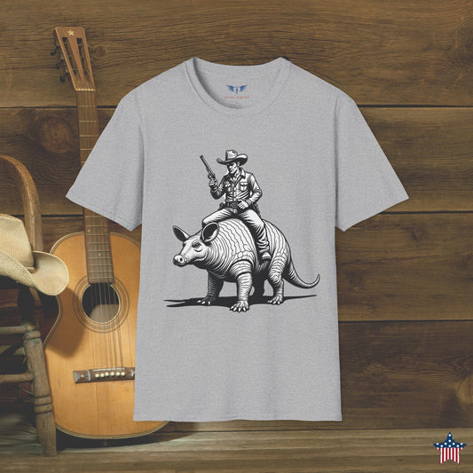 Cowboy Armadillo Ride T-Shirt