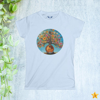 Floral Banjo Women's T-Shirt