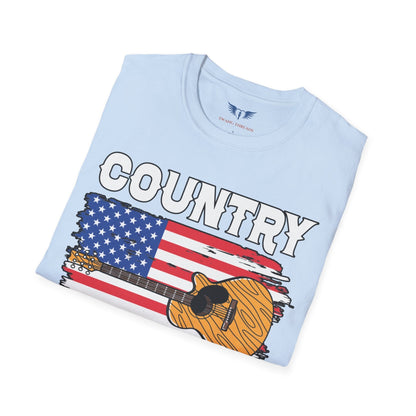 Country Music American Flag T-Shirt