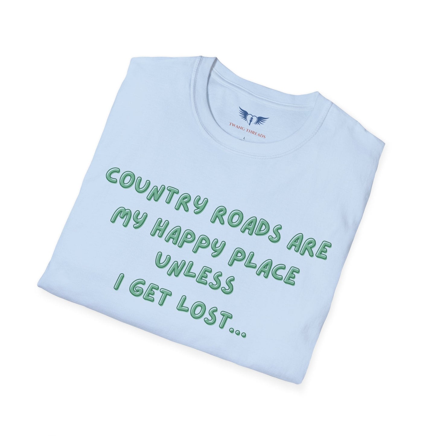 Country Roads are My Happy Place T-Shirt