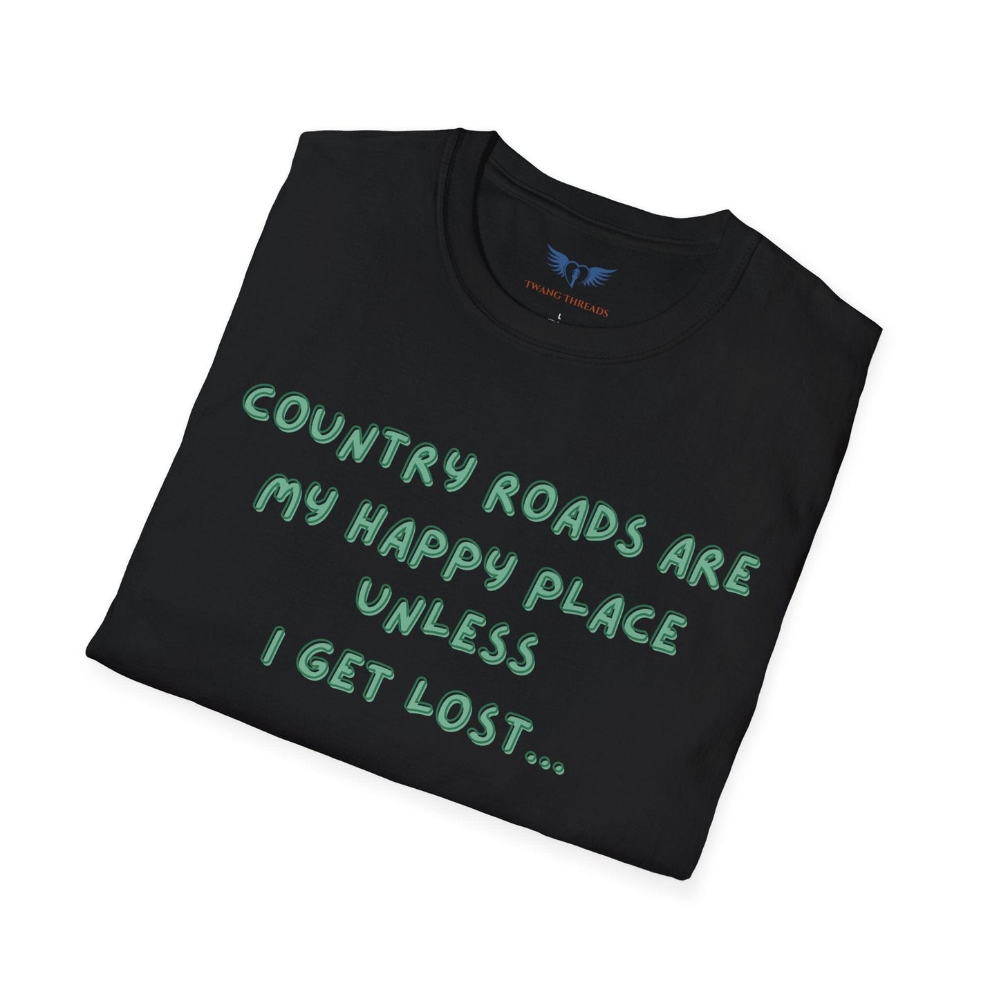 Country Roads are My Happy Place T-Shirt