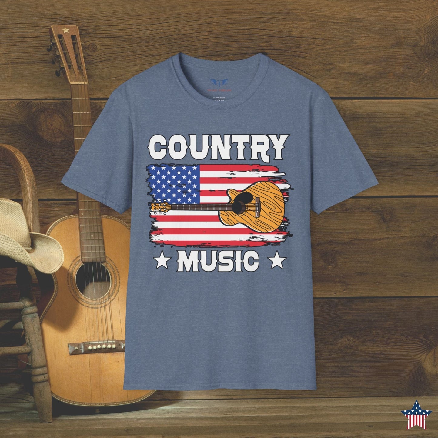 Country Music American Flag T-Shirt