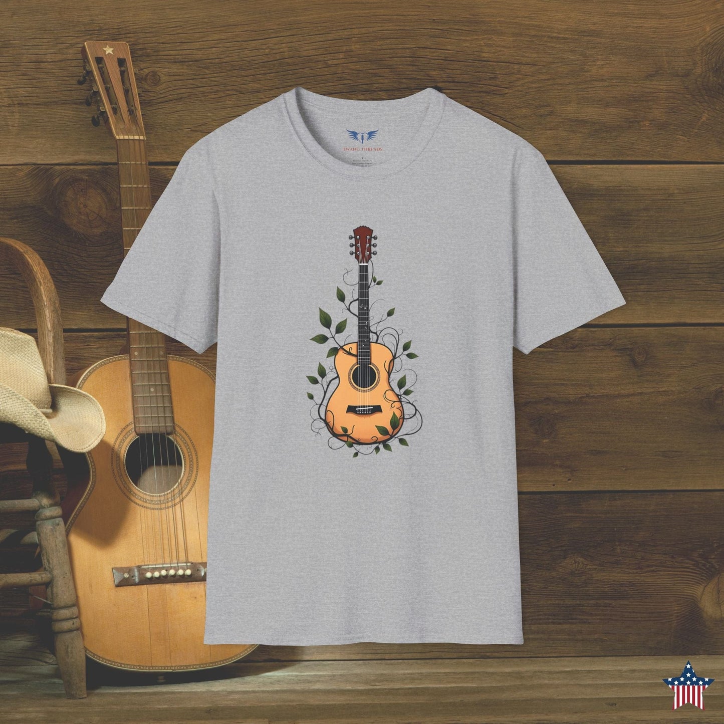 Guitar & Vines T-Shirt