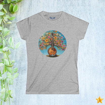 Floral Banjo Women's T-Shirt